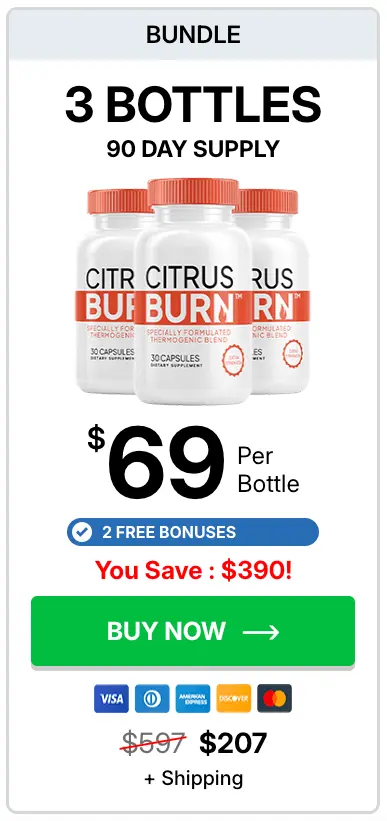 citrusburn 90 day supply order now
